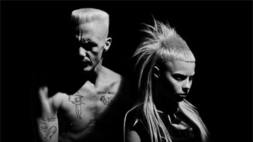 Страница Die Antwoord на сайте официального букинг-агента Bnmusic